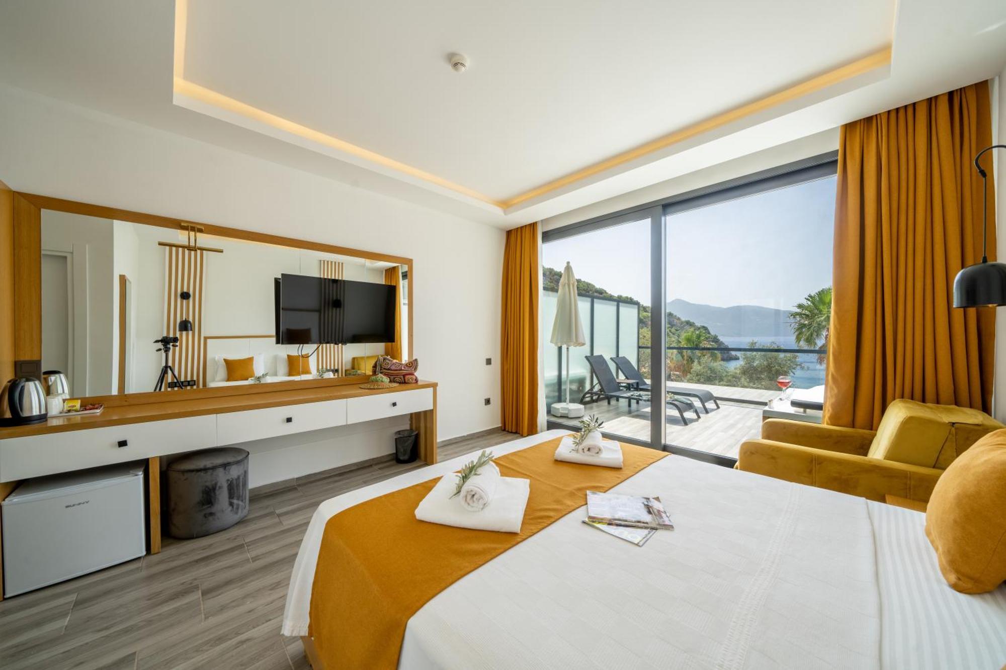 Kalkan Beach Park Hotel Kaş Eksteriør bilde
