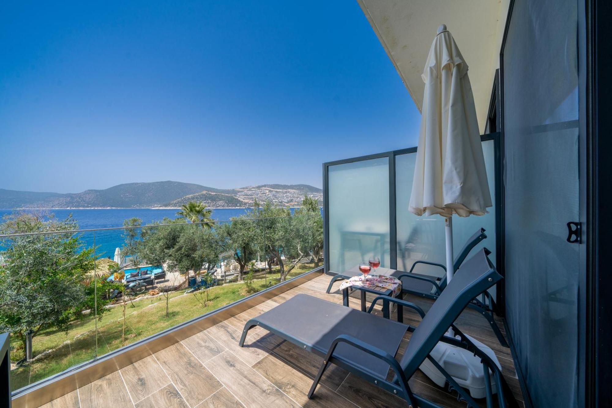Kalkan Beach Park Hotel Kaş Eksteriør bilde