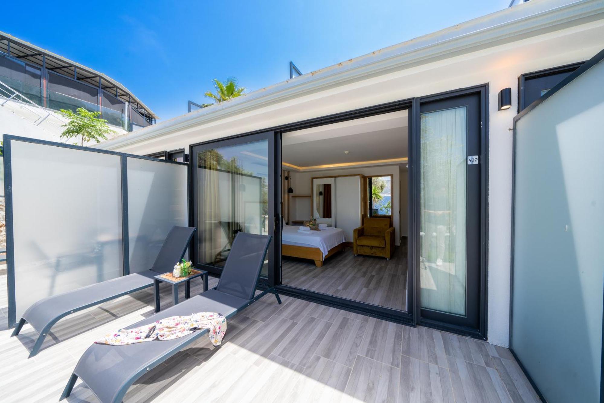 Kalkan Beach Park Hotel Kaş Eksteriør bilde