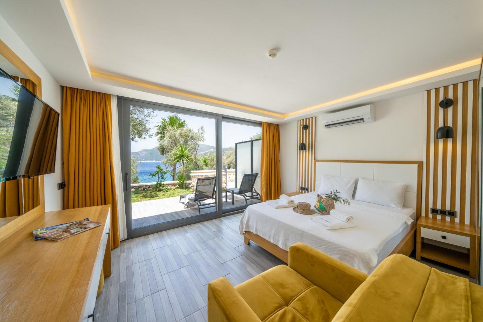 Kalkan Beach Park Hotel Kaş Eksteriør bilde