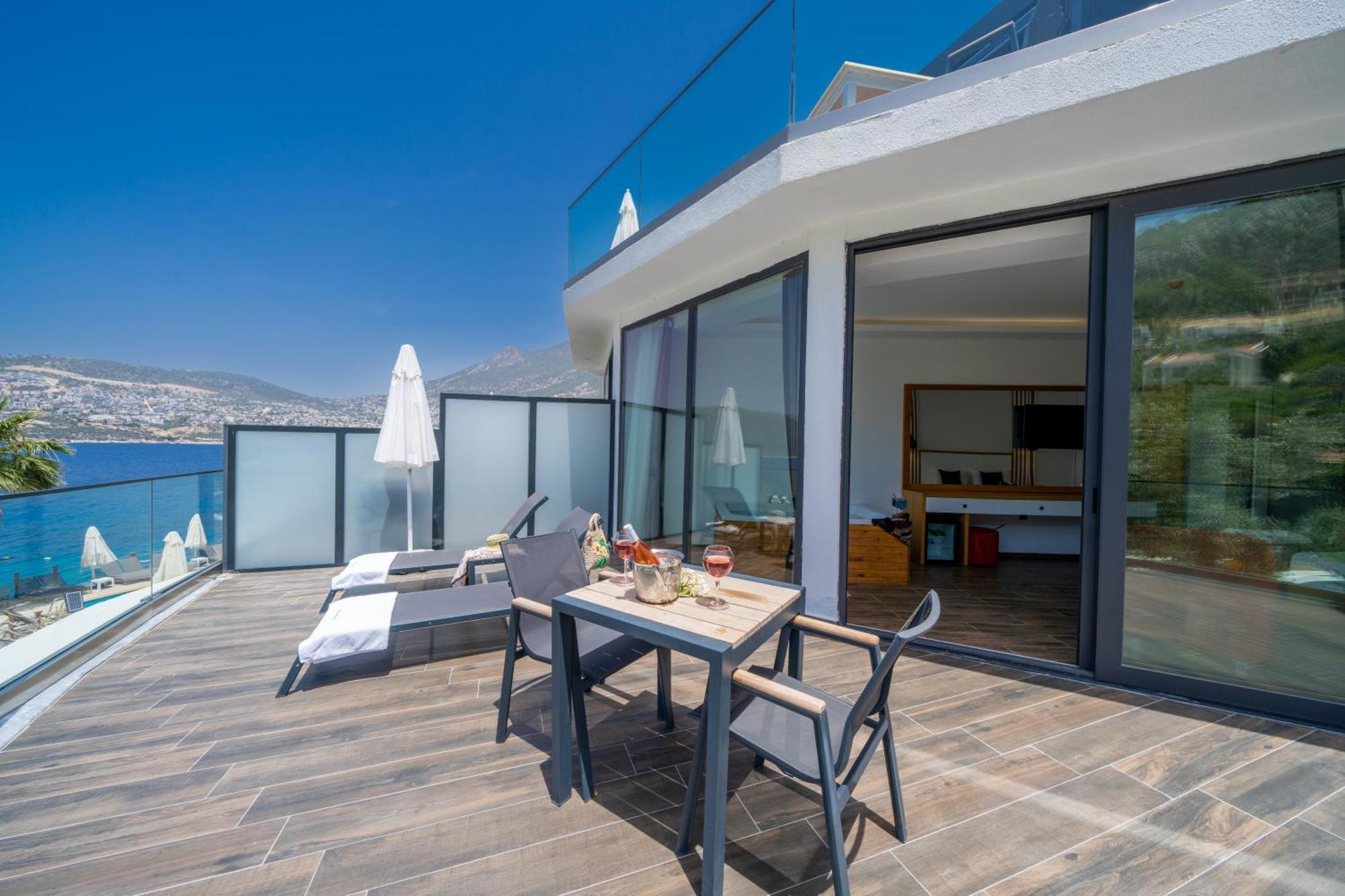 Kalkan Beach Park Hotel Kaş Eksteriør bilde