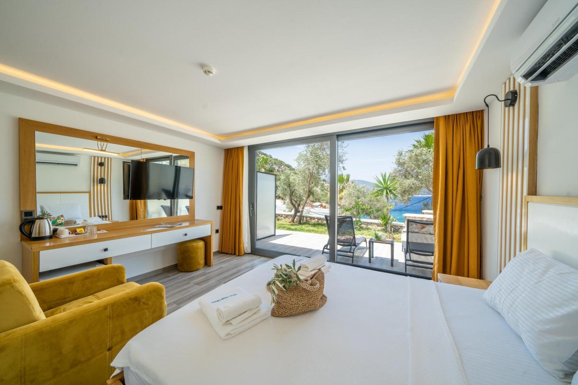 Kalkan Beach Park Hotel Kaş Eksteriør bilde