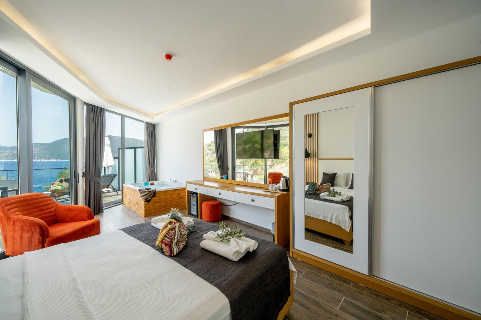 Kalkan Beach Park Hotel Kaş Eksteriør bilde