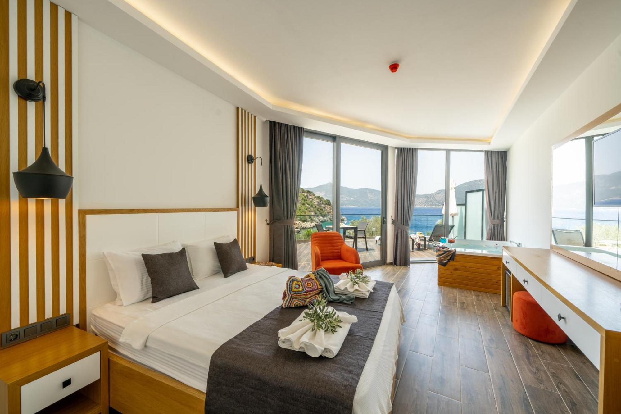 Kalkan Beach Park Hotel Kaş Eksteriør bilde